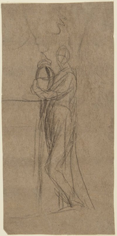 Portrait Study of a Standing Woman by George Romney