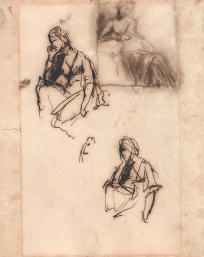 Seated Woman by George Romney