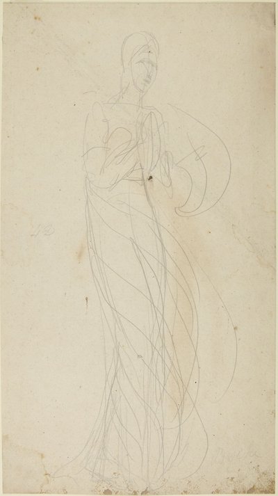 Standing Female Figure by George Romney