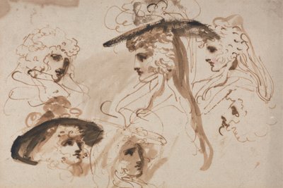 Studies for the Head of a Lady (Studies of a Woman