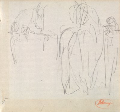 Studies of Horses by George Romney