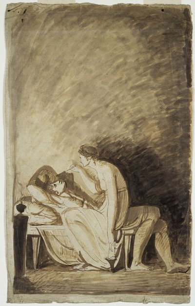 The Origin of Painting by George Romney