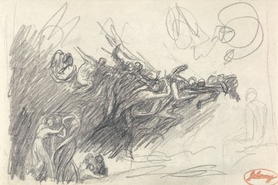 The Three Graces and Fiends Deriding Christ for 