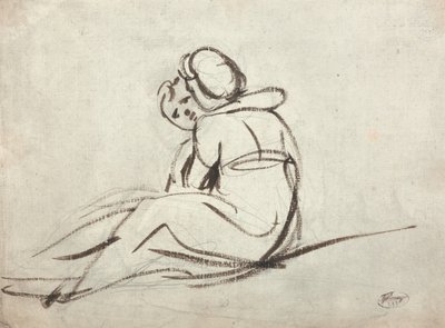 Two Children Embracing by George Romney