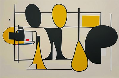 Muted Geometry by George Rosaly