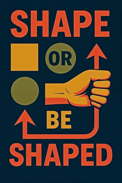 Shape or Be Shaped by George Rosaly