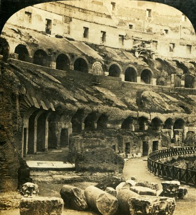 The Interior of the Colosseum, Rome, Italy by George Rose