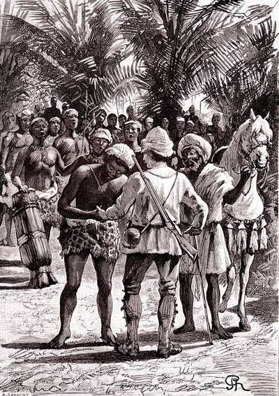Explorer in the Great Lakes in Sudan by George Roux