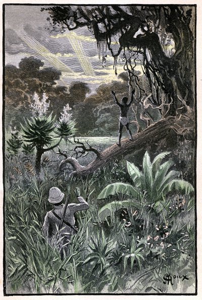 Illustration by George Roux for Jules Verne