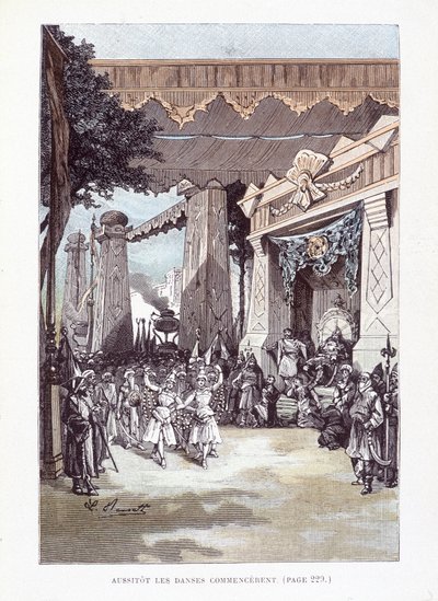 Immediately the dances began (page 229) - in 