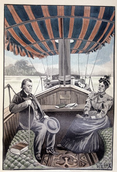 On board their steam-yacht (page 384) - in 