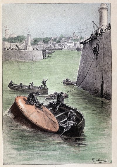 Telephone communication was established with the American coast (page 166) - in 