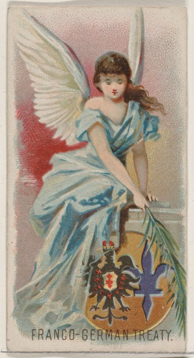 Franco-German Treaty, from the Holidays series N80 for Duke brand cigarettes, 1890 by George S. Harris and Sons