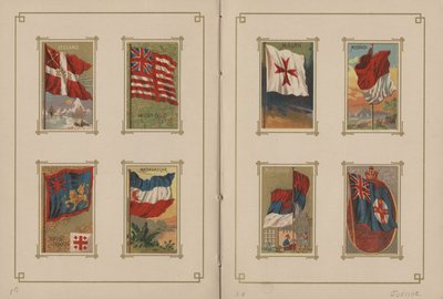 Flags of All Nations and of the States and Territories of the United States of America - Pages 19 and 20 by George S. and Sons Harris
