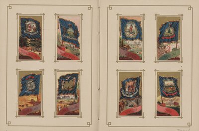 Flags of All Nations and the United States of America - Pages 29 and 30, 1887 by George S. and Sons Harris
