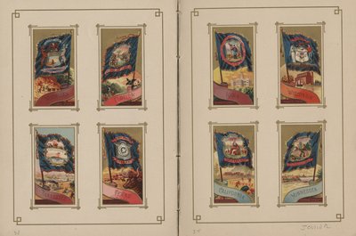 Flags of All Nations and the United States of America - Pages 33 and 34 by George S. and Sons Harris