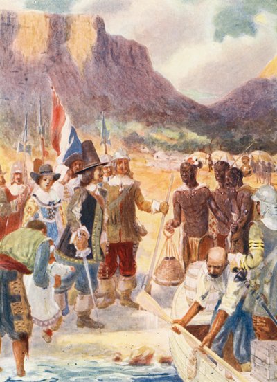 The Landing of Van Riebeck by George Salisbury Smithard