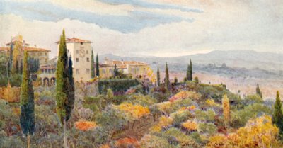 A Tuscan Villa by George Samuel Elgood