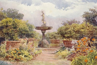 Italian Gardens: Villa Amari, The Fountain by George Samuel Elgood