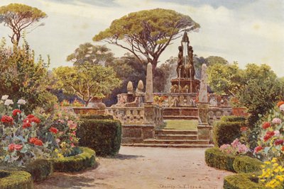 Italian Gardens: Villa Lante in Bagnaja by George Samuel Elgood