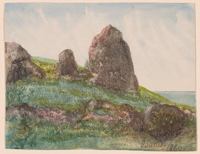 Landscape with Rocks by George Sand
