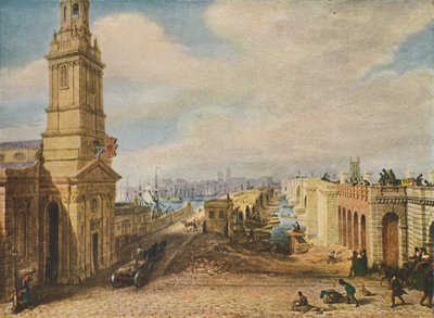 London Bridges Old and New by George Scharf