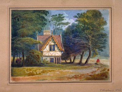 View of the Lodge in Hyde Park, London, 1826 by George Shepheard