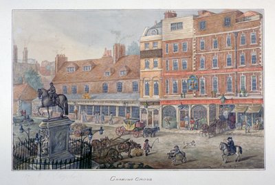 Charing Cross, Westminster, London, 1807 by George Shepherd