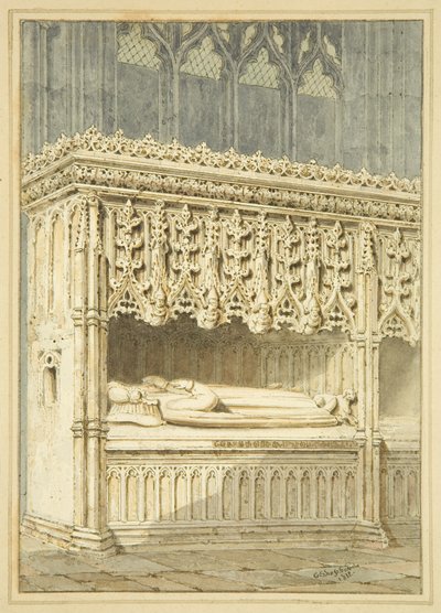 Monument to Sir Thomas Mede in St Mary Redcliffe by George Shepherd