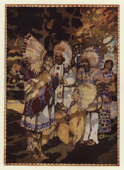 "I Am Tired of the Lonely Life; I Have Come for Your Daughter" by George Sheringham