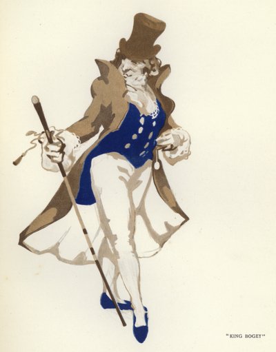 Illustration for The Happy Hypocrite by Max Beerbohm by George Sheringham