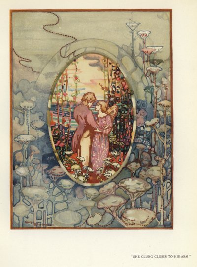 Illustration for The Happy Hypocrite by Max Beerbohm by George Sheringham