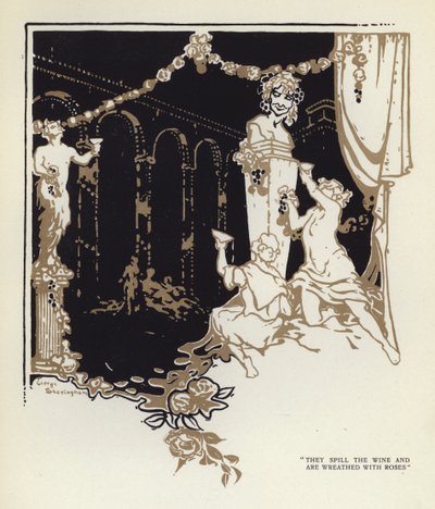 Illustration for The Happy Hypocrite by Max Beerbohm by George Sheringham