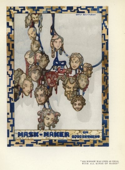 Illustration for The Happy Hypocrite by Max Beerbohm by George Sheringham