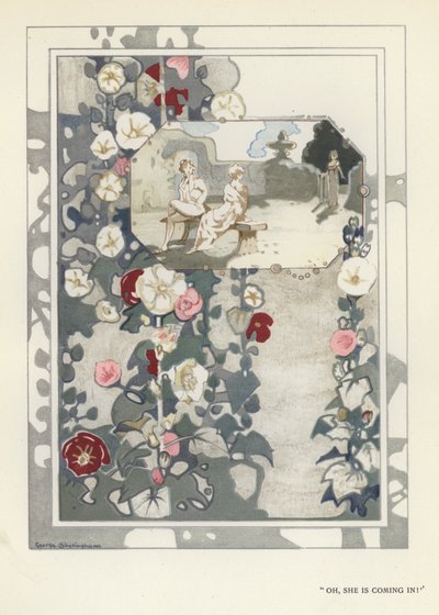 Illustration for The Happy Hypocrite by Max Beerbohm by George Sheringham