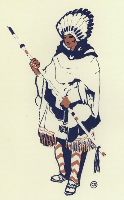 In the Tribe Was a Very Handsome Young Man by George Sheringham