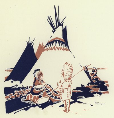 So They Drew Lots to See Who Should Seek Him in the Forest by George Sheringham