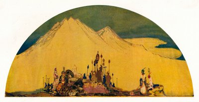 The Dream of Maxen Wledig, Emperor of Rome by George Sheringham