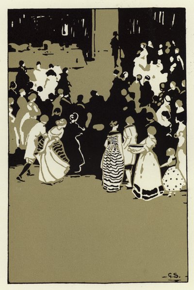 The Night Was Always One of Great Merriment and Feasting by George Sheringham