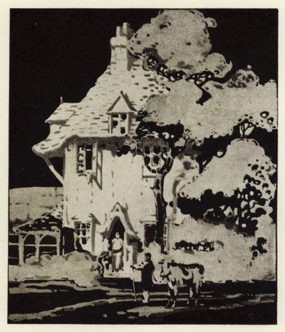 "Where Are You Going with the Cow?" by George Sheringham