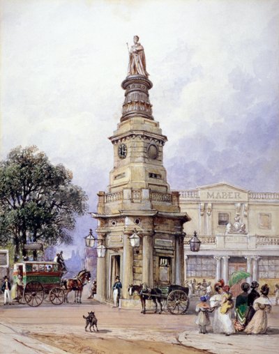Monument to George IV, Battle Bridge now King