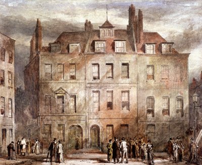 Sheriffs Court, Red Lion Square, Holborn, London by George Sidney Shepherd