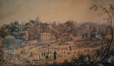 The Gardens at Battlesden House Bedfordshire by George Sidney Shepherd