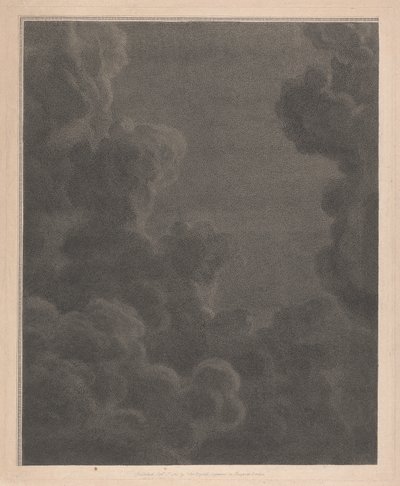 West Window of the Chapel, New College Oxford, Clouds, Part of the Nativity Scene by George Siegmund Facius