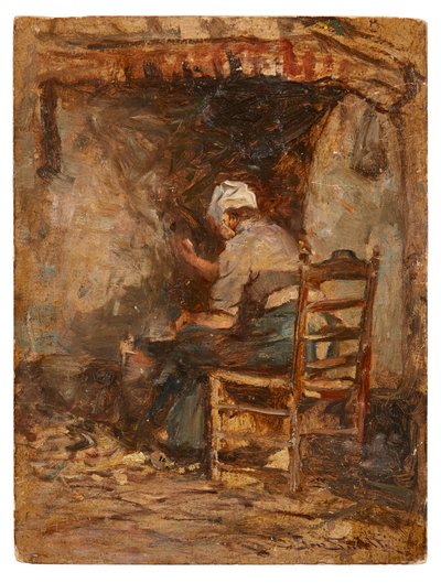 Sketch of a Milkmaid by George Smith