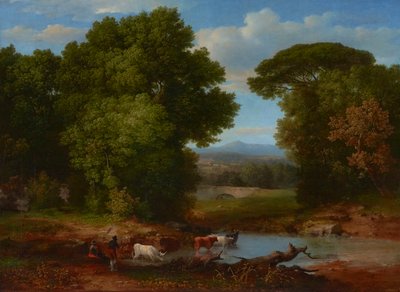 A Bit of the Roman Aqueduct by George Snr. Inness