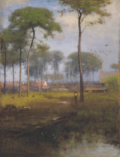 Early Morning, Tarpon Springs by George Snr. Inness