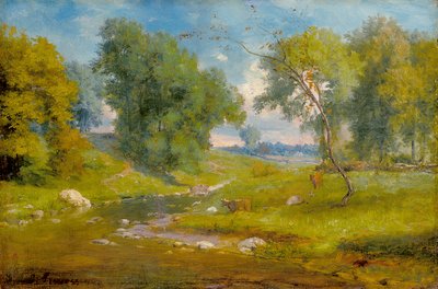 In The Meadow by George Snr. Inness