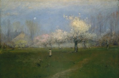 Spring Blossoms, Montclair, New Jersey by George Snr. Inness