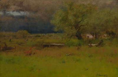 The Passing Storm by George Snr. Inness
